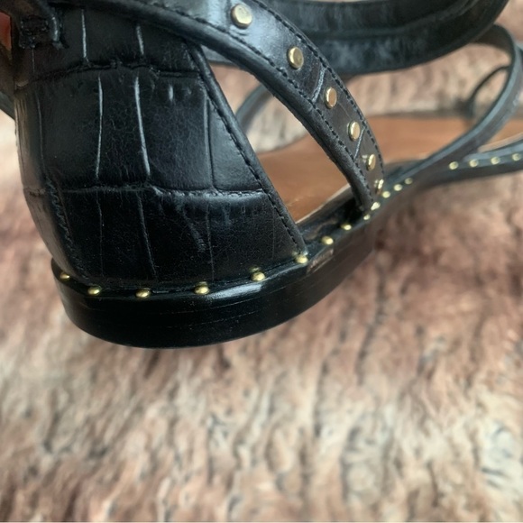 Ted Baker Mathar Flat Studded Leather Gladiator Sandal - Picture 10 of 12
